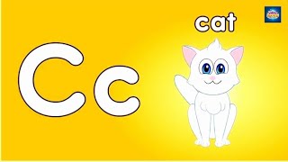 Cc cat 😺 Alphabets song for kids  Uppercase letters and lowercase letters [upl. by Nordin]