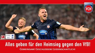 Alles geben für den Heimsieg gegen den VfB [upl. by Lawley]