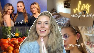 TÝDENNÍ VLOG🏫🎓 nástup na kolej studium Ing nový conch piercing IKEA event výlet  Lucy [upl. by Hamrah]