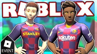 EVENT HOW TO GET TWO FC BARCELONA RTHRO BUNDLES  Roblox [upl. by Roberta5]