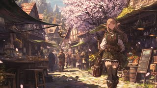 Relaxing Medieval Music  Relaxing Sleep Music Fantasy BardTavern Ambience Taverns Heartbeat [upl. by Crellen732]