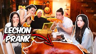 COOKING Filipino Food for My FAMILY amp LECHON PRANK on My Mom🫣🇵🇭طبخ اكلة فلبينية ومقلب الخنزير بماما [upl. by Ahsiya]