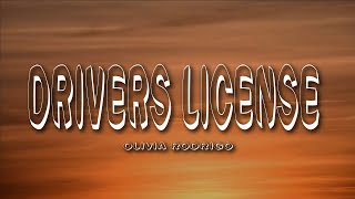 Olivia Rodrigo – drivers license Lyrics [upl. by Arze]