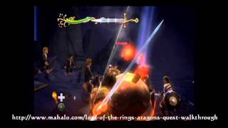 Lord of The Rings Aragorns Quest Walkthrough Moria pt 3 [upl. by Ecined]