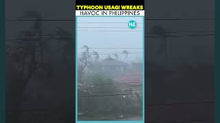 Typhoon Usagi Floods Villages In Northern Philippines [upl. by Ydnik]