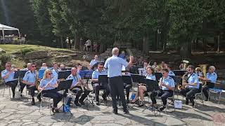 Concerto del Complesso Bandistico Bagnolese  Inno Regione Piemonte quotËl Drapò a deuv vivequot [upl. by Ecyoj8]