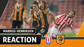 Stoke City v The Tigers  Reaction With Markus Henriksen  210916 [upl. by Htiderem]