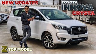 Toyota Innova Crysta Z Top Model Review ✅🔥 l Toyota Innova Crysta Top Model Walkaround l MRCars [upl. by Sirois207]