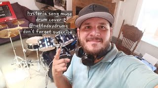 hysteria song muse drum cover by Nottodaydrums DrumeoOfficial muse suscribete [upl. by Edris]