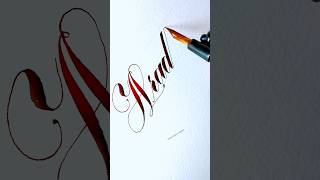 Modern English writing ✒️ calligraphy lettering 🖋️ cursive art youtubeshorts shorts creative [upl. by Ateekram]