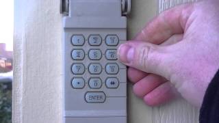 How to reset your garage door keypad pin number [upl. by Apollo880]