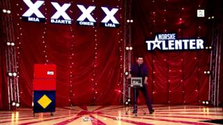 Amazing Magician on Norways got talent [upl. by Wyon]