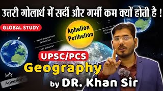 Perihelion and Aphelion l Geography by DR Khan Sir [upl. by Kerek428]