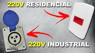 220V residencial e 220V industrial [upl. by Avelin]