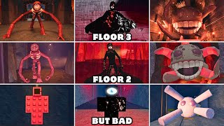 DOORS FLOOR 3 vs DOORS FLOOR 2 vs DOORS Floor 2 BUT BAD  ROBLOX [upl. by Sybille]