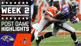 Ravens vs Browns  NFL Week 2 Game Highlights [upl. by Yodlem502]