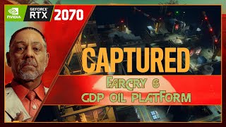 Far Cry 6  GDP OIL PLATFORM  FND BASE  Aguas Lindas  Action Difficulty  RTX 2070 [upl. by Trstram]