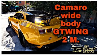 Camaro wide body GT Wing 2 m gtwing camaro [upl. by Peednama]