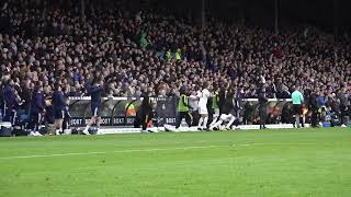 This is how Leeds UNITED fans rejoice over last minute goal [upl. by Kina]