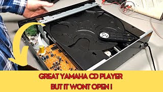 Yamaha CD Player Carousel Tray Wont Open [upl. by Eizzik]