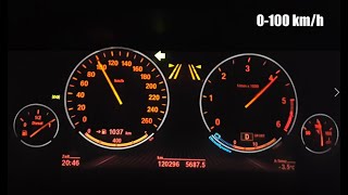 BMW 730d f01 acceleration twinturbo 258 HP 0 100 km h on sportmode [upl. by Irem]