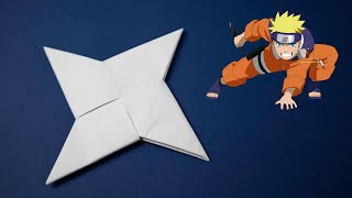 Origami Shuriken  Come Fare Uno Shuriken Di Carta ⭐ [upl. by Timmi]