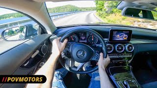 MercedesBenz C200 COUPE 2018  4K POV Test Drive [upl. by Angelina]