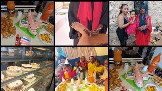 VLOG  MY DAUGHTERS 1st BIRTHDAY  Snacks preparation  Family Time  In my Village  Legs quotTattooquot [upl. by Sekyere]