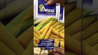 🌽 Baby corn unboxing babycorn terracegarden viralvideo ytshorts [upl. by Kyle]