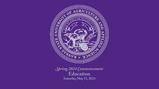 Education  Commencement Spring 2024 [upl. by Niloc387]