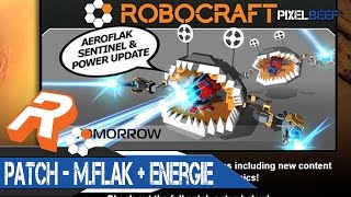 Robocraft  150616 Patchnotizen  CPU Balance Mini Flak SMG Buff german [upl. by Cimah]