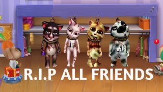 RIP ALL FRIENDS  My Talking Tom Friends  AMONG US screen Android iOs 58 [upl. by Nessi344]