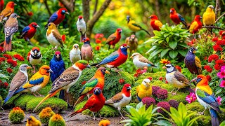 Bird Garden  Colorful Birds  Breathtaking Nature Wonderful Bird Songs  Stress Relief and Healing [upl. by Salita]