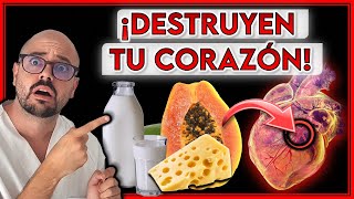 ¡5 ALIMENTOS que pueden PROVOCAR un INFARTO  ¡DESTRUYEN lentamente tu CORAZÓN [upl. by Sorkin]