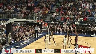 Tre Johnson scores 29 to lead No 8 Lake Highlands to Texas Class 6A state title  🔥🔥🔥 [upl. by Gaston]