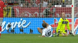 Deutschland Österreich 30 Schmidt ZDF Highlights WM 2014 Qualifikation [upl. by Erdnaxela812]