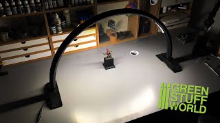 Darth Black  Hobby Arch LED Lamp  Green Stuff World [upl. by Cornelle]