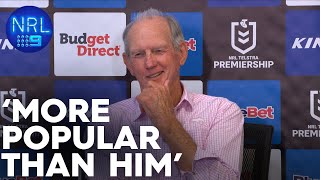 Wayne Bennett up there with the Easter Bunny after Dolphins victory NRL Presser  NRL on Nine [upl. by Lotta]