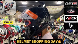 Helmet Shopping in Asias Biggest Motorcycle Market🏍️  LS2 SMK AXOR MT Spent Almost 11000 Rs💰 [upl. by Ioves]