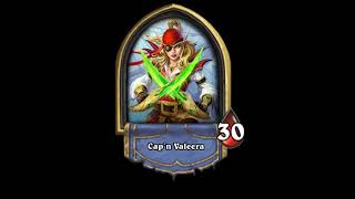 Capn Valeera All Hero Quotes  Hearthstone [upl. by Oiraved]