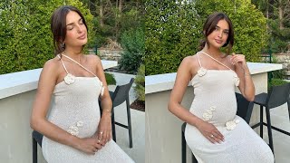 Sasha Attwood Stunning Maternity Looks from PrettyLittleThing 🌟  Baby Bump Style with Jack Grealish [upl. by Amliw]