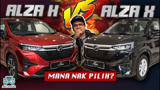 PERBEZAAN ALZA H amp X Anggaran Harga Bulanan amp Spesifkasi Mana Yang Berbaloi dengan Harga [upl. by Cindie35]