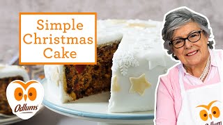 How to Make a Simple Christmas Cake  Odlums Easy Recipe [upl. by Eenhat531]