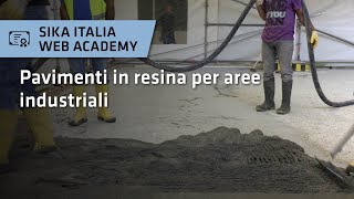 Pavimenti in resina per aree industriali [upl. by Ecnadnak]