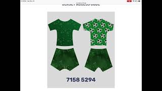 Green vrfs Jersey code [upl. by Evatsug]