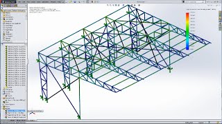 SolidWorks Steel structures [upl. by Lynnworth896]