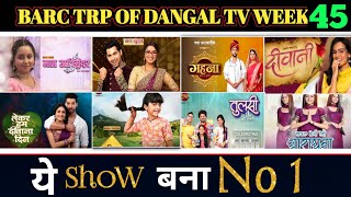 Dangal TV All Shows Barc Trp of this week 45 2024  Barc Trp Of Dangal TV [upl. by Jeanna942]