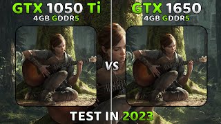 GTX 1050 Ti vs GTX 1650 in 2023  Which One is Still Breathing 😄 [upl. by Drofnil]