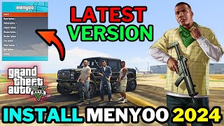 How to Install MENYOO TRAINER in GTA 5 LATEST VERSION 2024  GTA 5 Mods 2024  MENYOO MOD GTA 5 [upl. by Carrol]