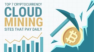 Top 5 Crypto Cloud Mining Sites That Payout Daily  5 Best Bitcoin Cloud Mining Sites [upl. by Ellener]